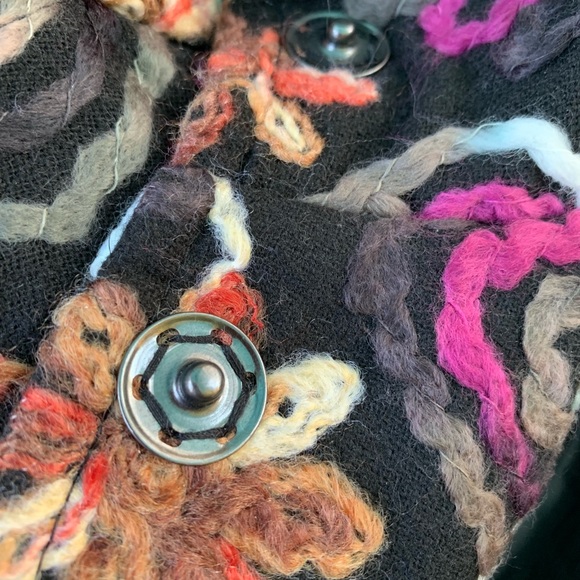 Luisa Perla crewel embroidered jacket Size Small - Picture 6 of 7